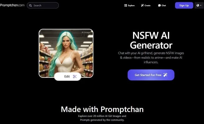 Promptchan AI deepfake platform with prompt-based generation